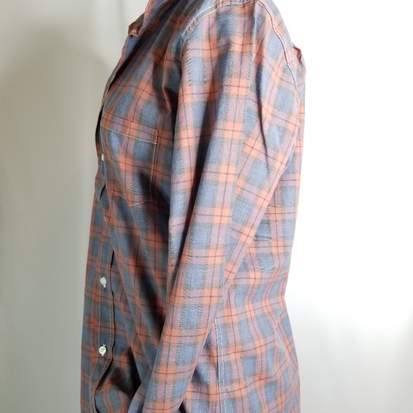 Frank  & eileen barry  size Lplaid NWOT Women shir - Picture 4 of 8